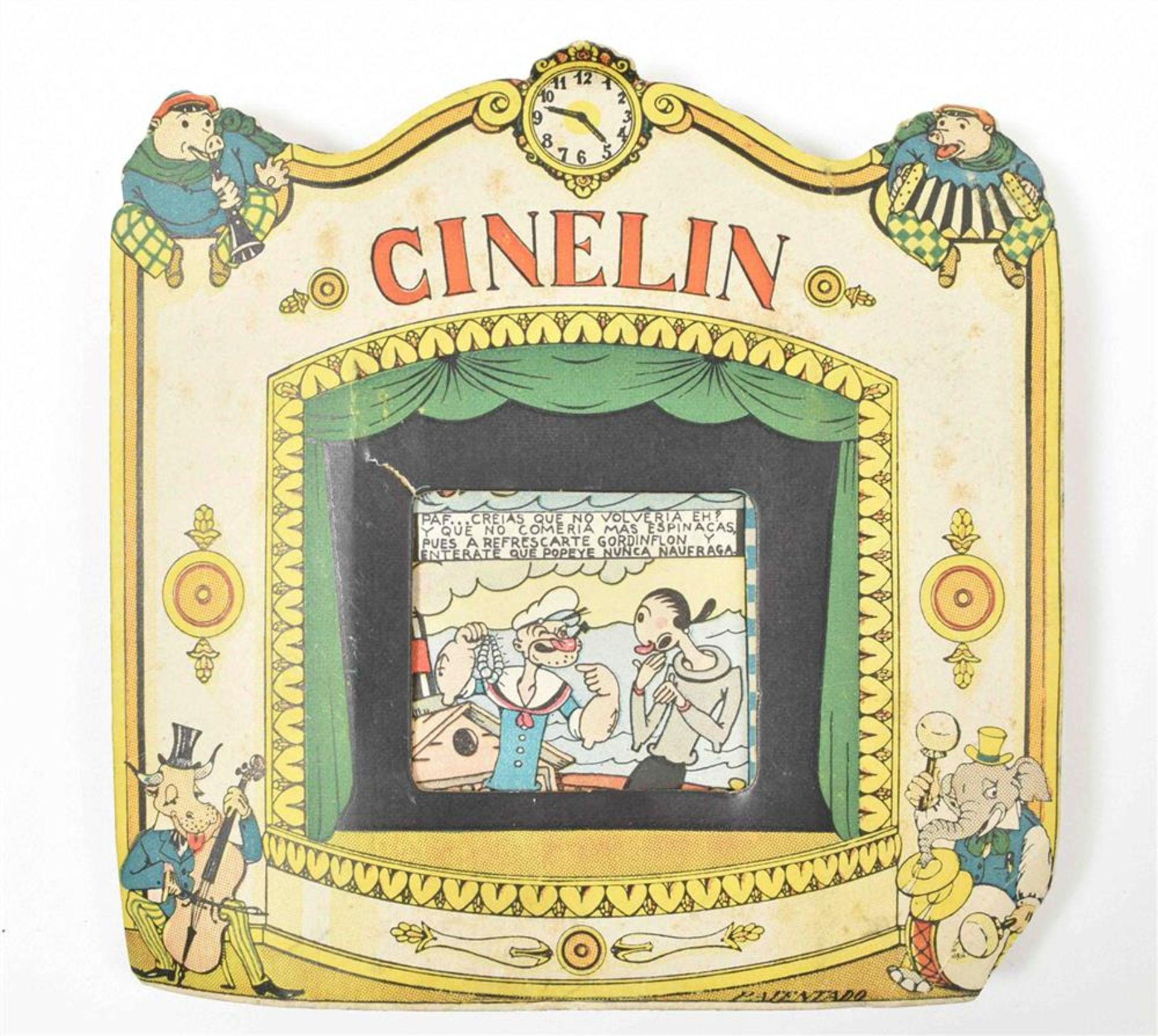 [Diorama/Paper theatre] "Cinelin" scrolling theatre