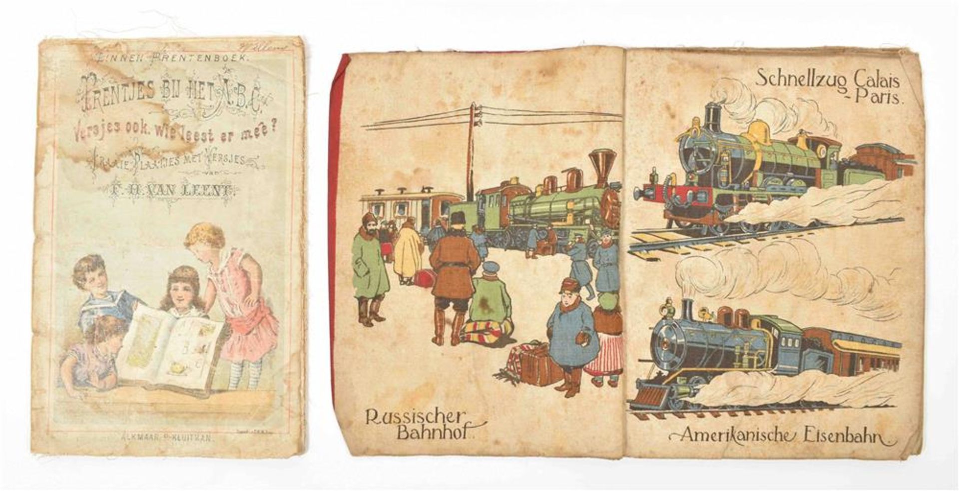 [Cloth books] Three linen children's books - Image 8 of 10