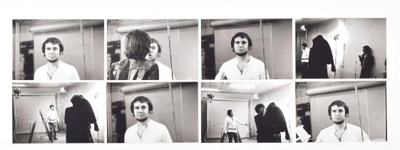 Marinus Boezem, photo documentation of 'Breathing on the Picture Tube, 1971'