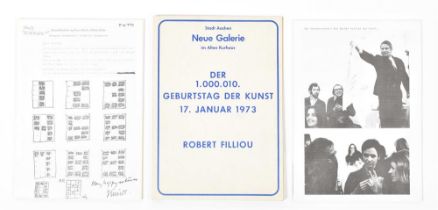 Robert Filliou, Der 1.000.010 Geburtstag der Kunst 17 Januar 1973