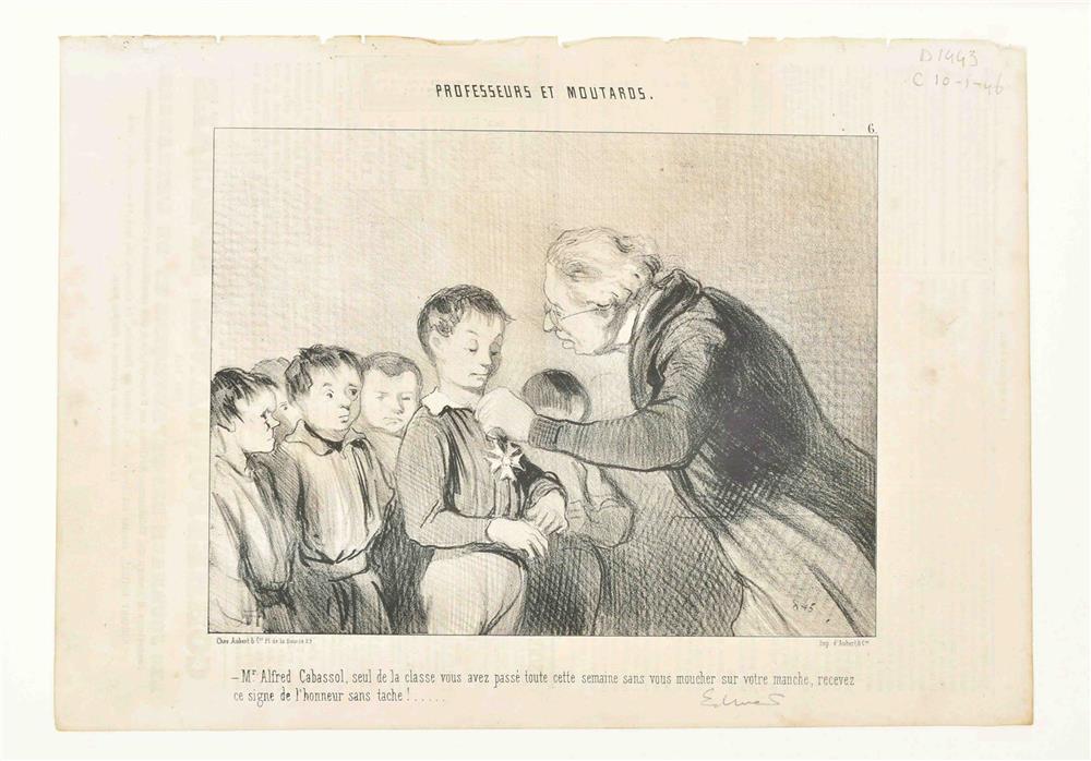Daumier, H. (1808-79). Nine lithographs - Image 6 of 7