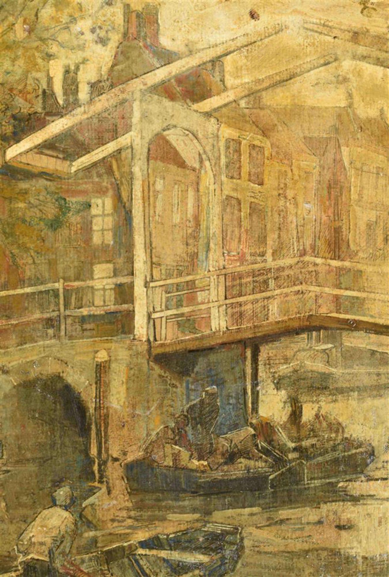 Maris, Matthijs (1839-1917), attributed to. View of the Oude Rijn, Leiden - Bild 3 aus 5