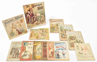 [Dutch children's books] Sixteen (rare) Dutch children's books, ca. 1900: (1) Berken, T. van. De gel