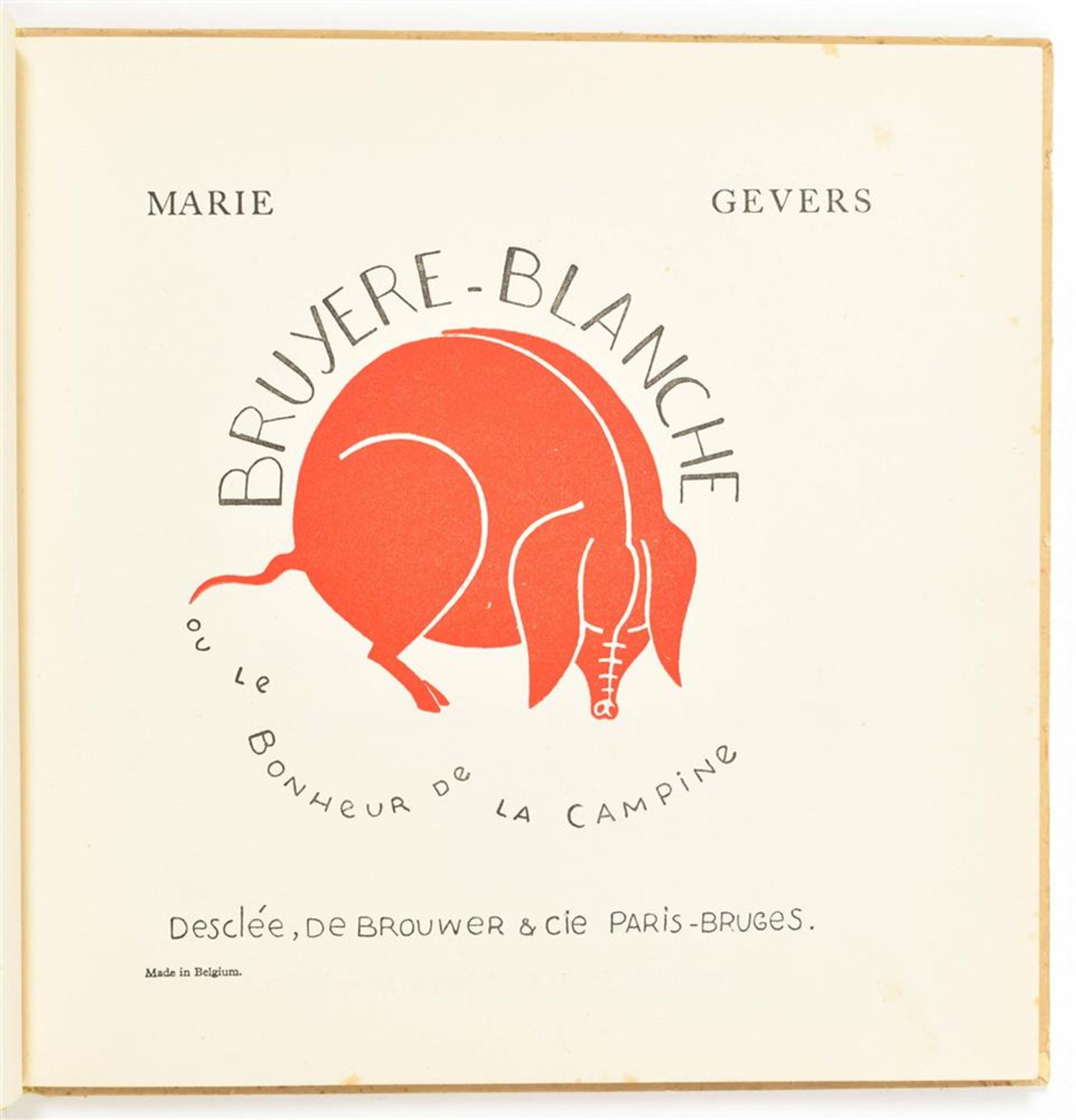 [Dutch children's books] Eleven (rare) titles: (1) Gevers, M. Bruyère-Blanche ou Le bonheur de la Ca - Image 2 of 10