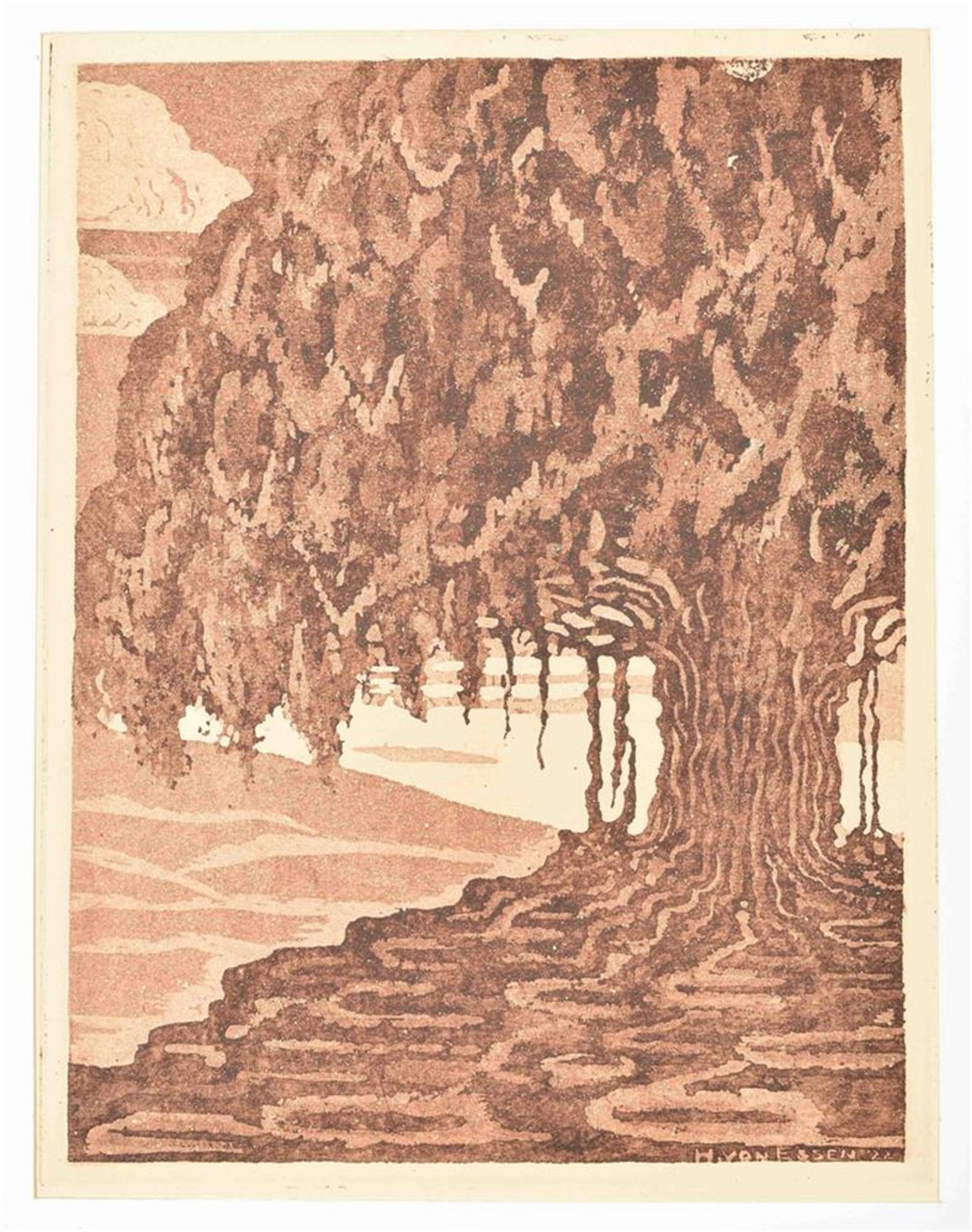 Essen, H. von (1886-1947). Three etchings: (1) Haremvrouwen - Bild 6 aus 7