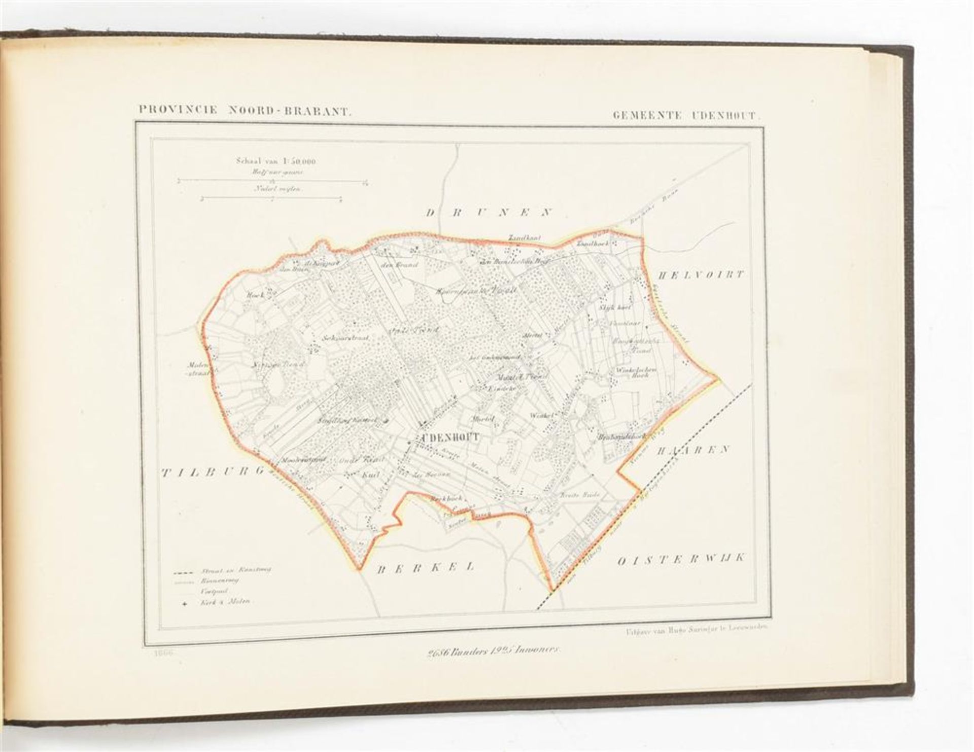 [Brabant] Kuyper, J. Gemeente-atlas van Nederland (...). Eerste deel. Noord-Brabant - Image 5 of 6