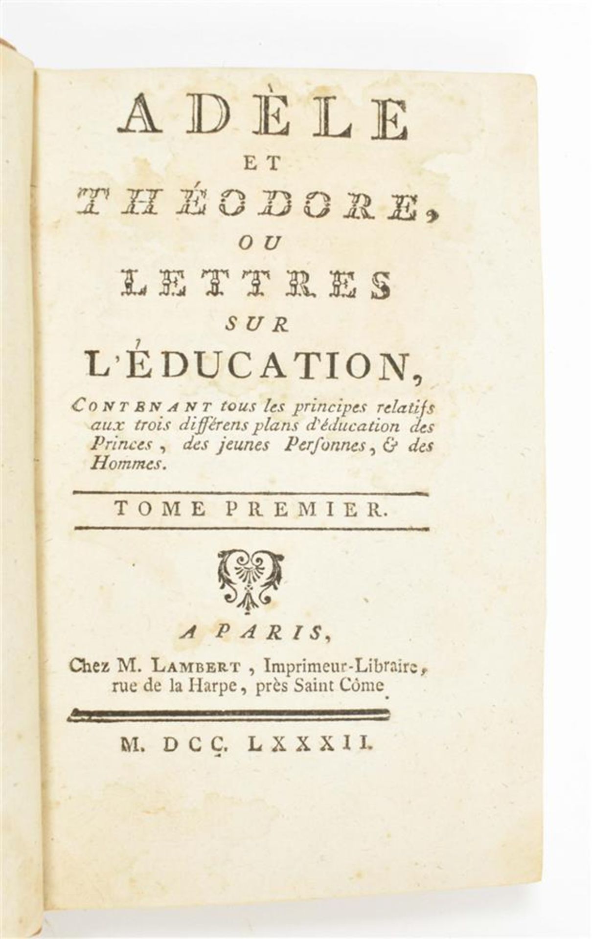 Adèle et Théodore, ou lettres sur l'education - Image 2 of 8