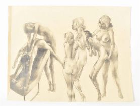 Schatz, Otto Rudolf (1901-1961). Five women and a man