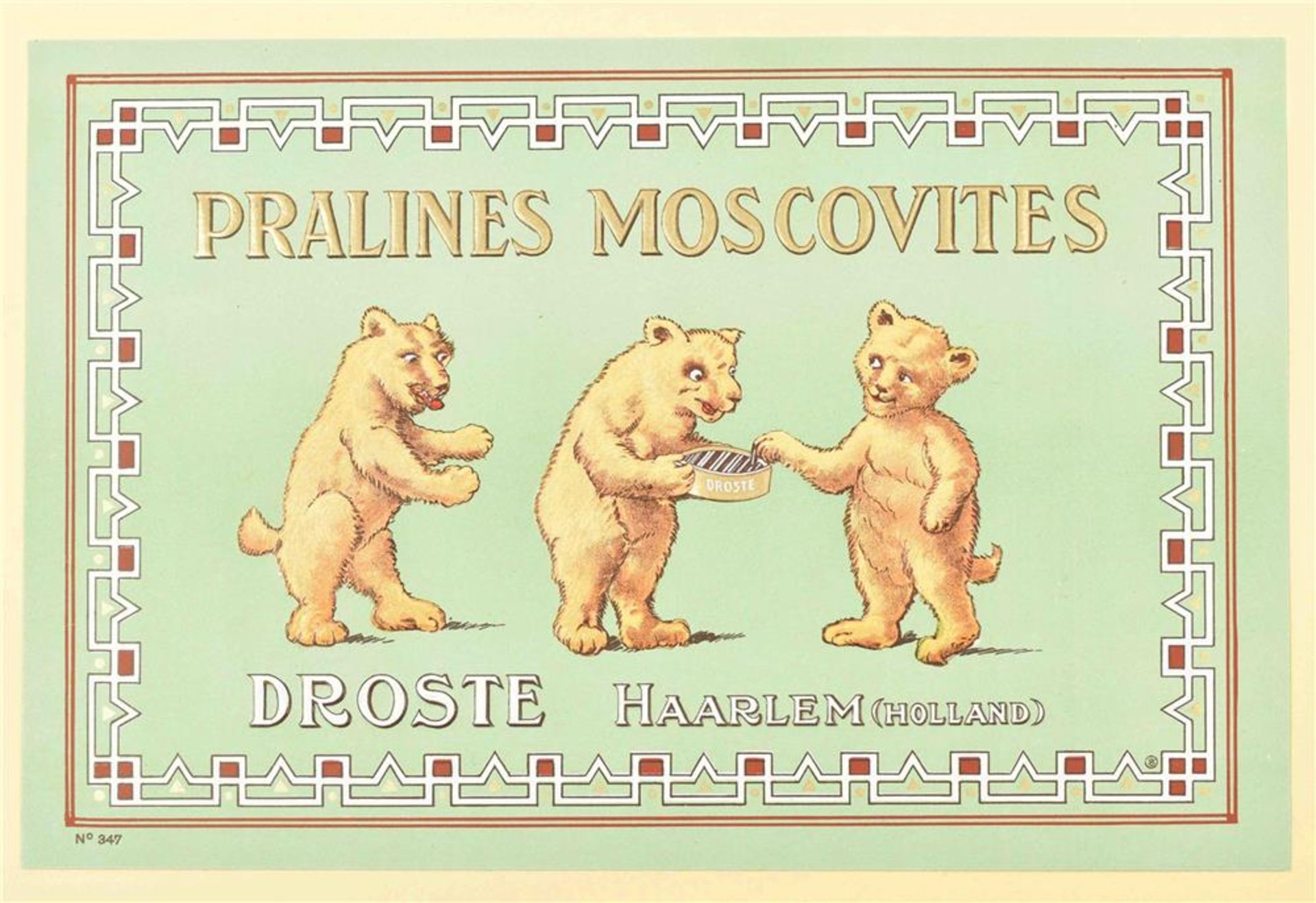 [Chocolate] Droste bonbon labels, designs and other ephemera - Image 8 of 8