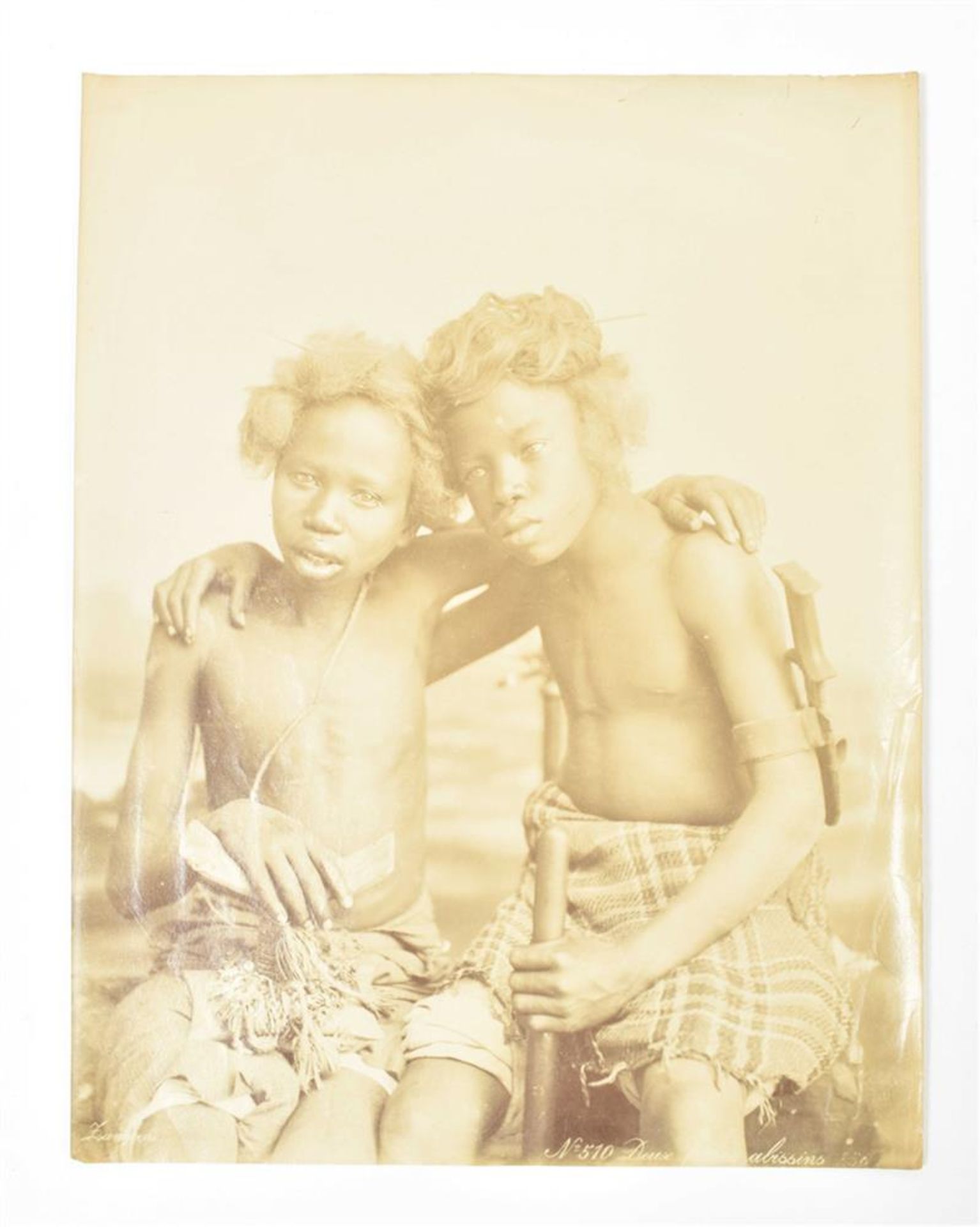 Studio Zangaki Brothers. Three photographs of Beja people - Image 4 of 4