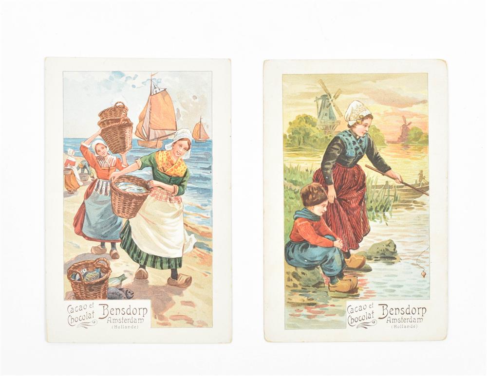 [Chocolate] 125 chromolithograph advertorial cards - Image 4 of 7