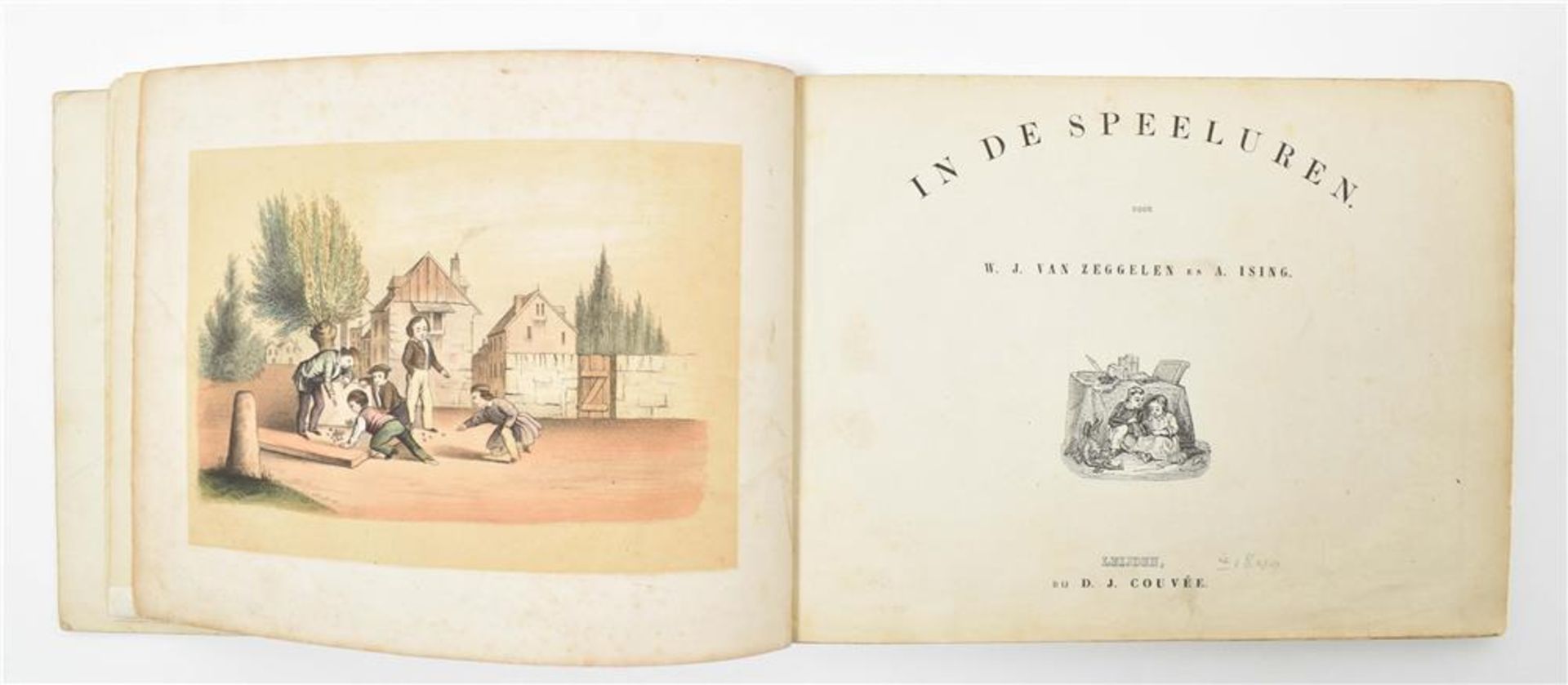 [Dutch children's books] Seven mid nineteenth century Dutch titles: (1) In de speeluren - Image 5 of 10