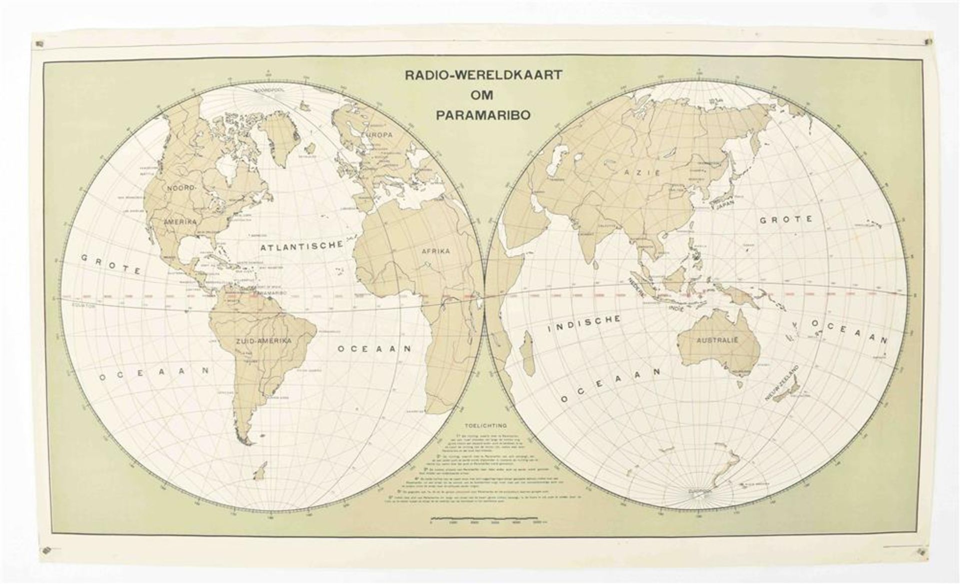 [World] Five radio maps - Image 5 of 6