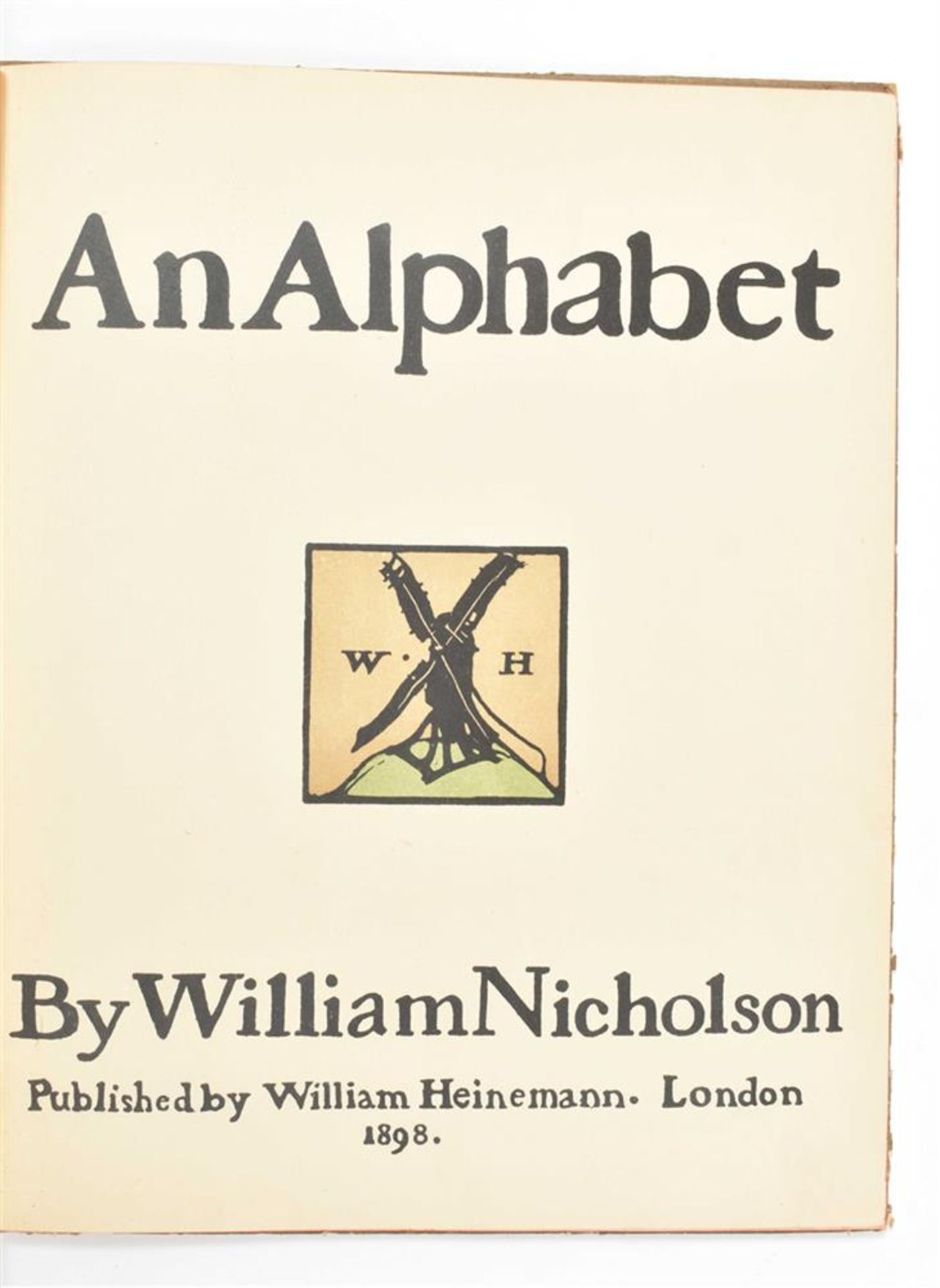 [Alphabet books] Nicholson, W. An Alphabet - Image 3 of 10