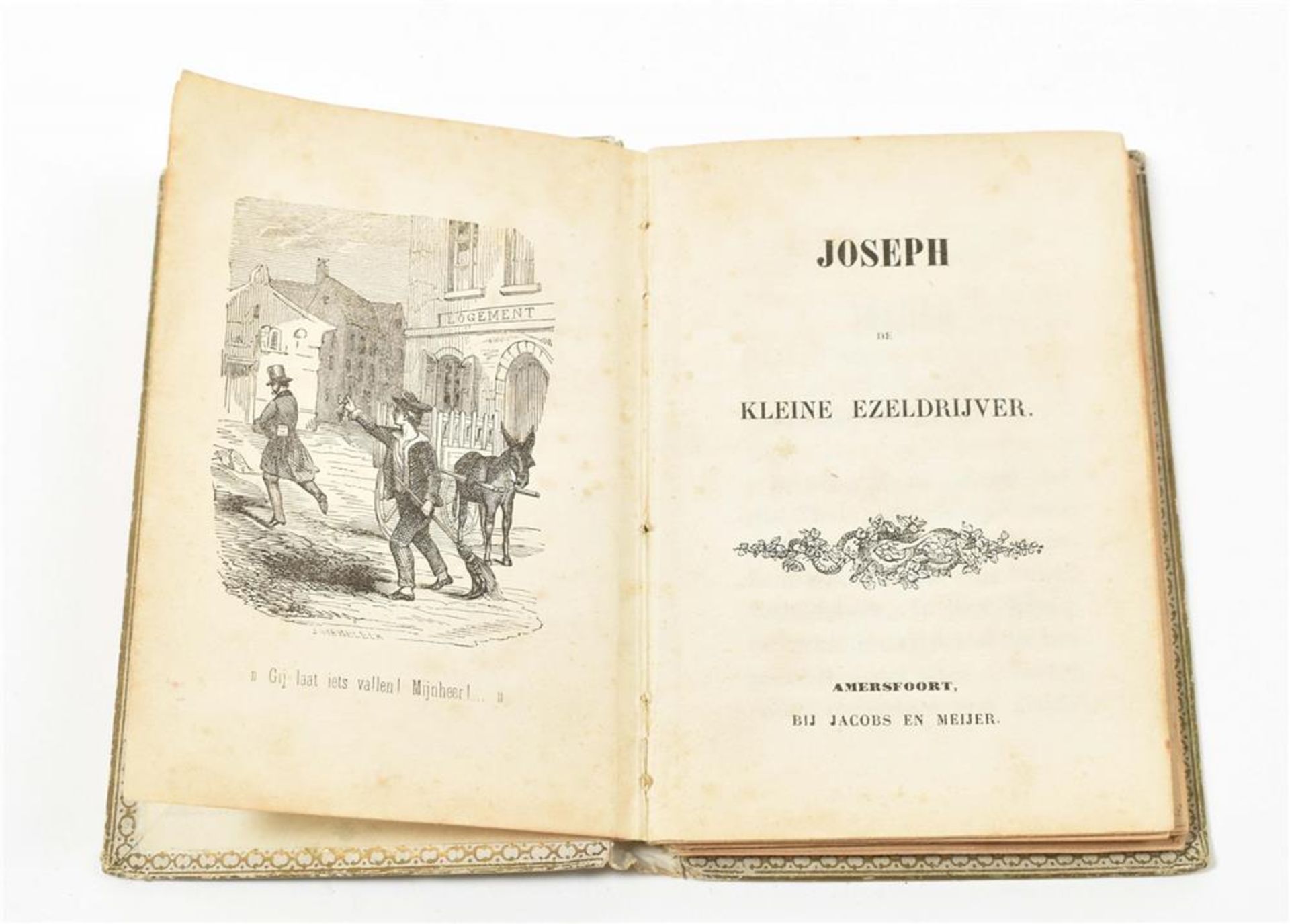 [Dutch children's books] Eleven (rare) nineteenth century Dutch titles: (1) Joseph de kleine ezeldri - Image 7 of 8