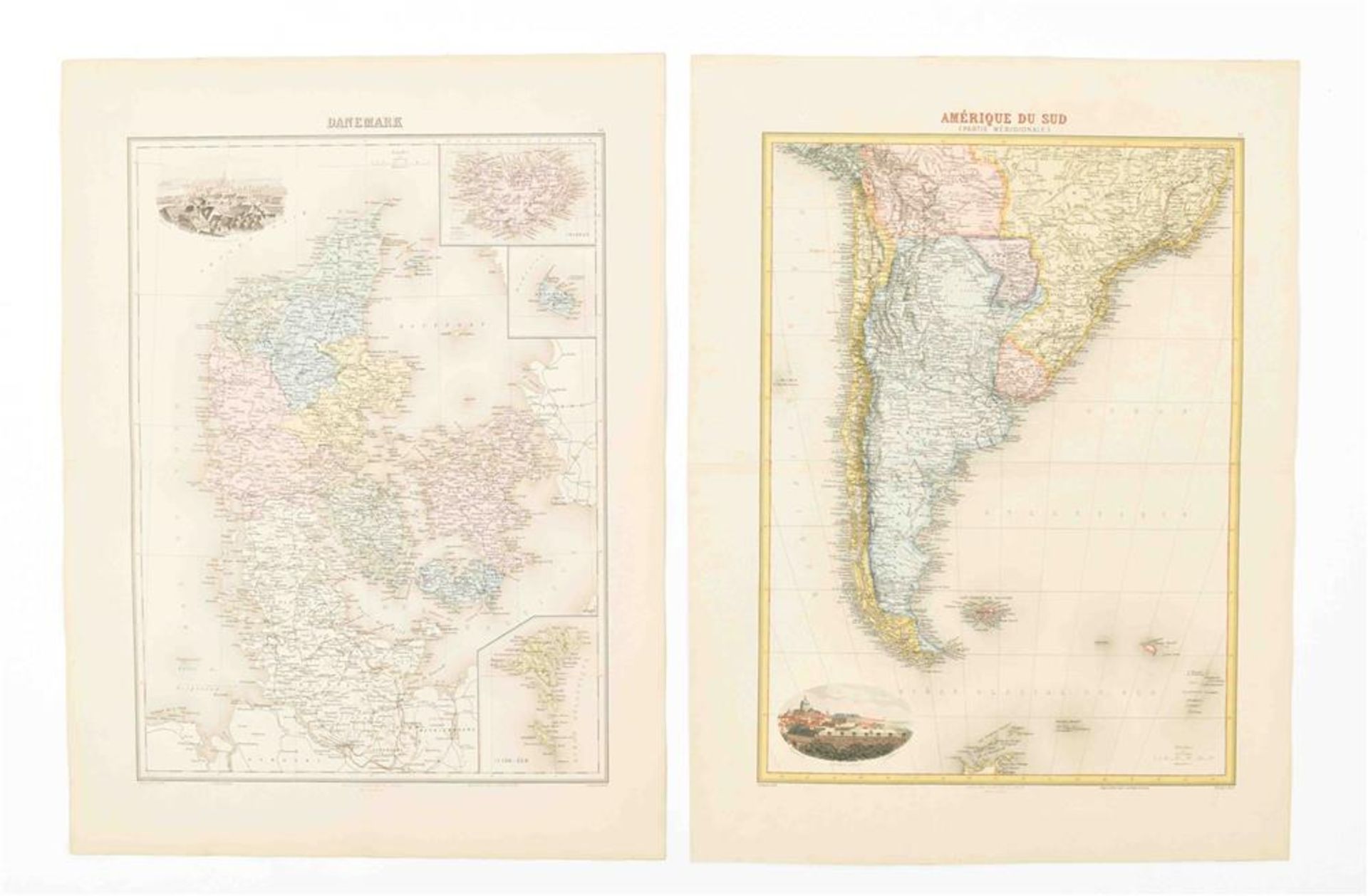[World] 67 nineteenth century maps: (1) World Map - Image 3 of 5