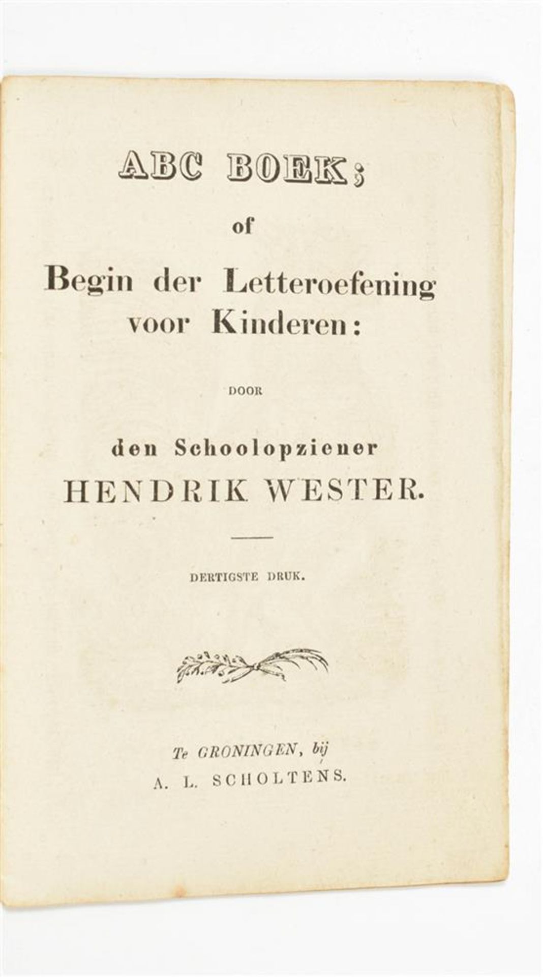 [Alphabet books] Het Nederlandsch Leesboek - Image 6 of 10