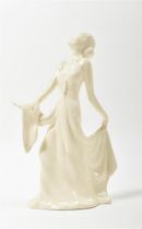 Lempke, E. (1909-91). Glazed earthenware statuette of a dancer