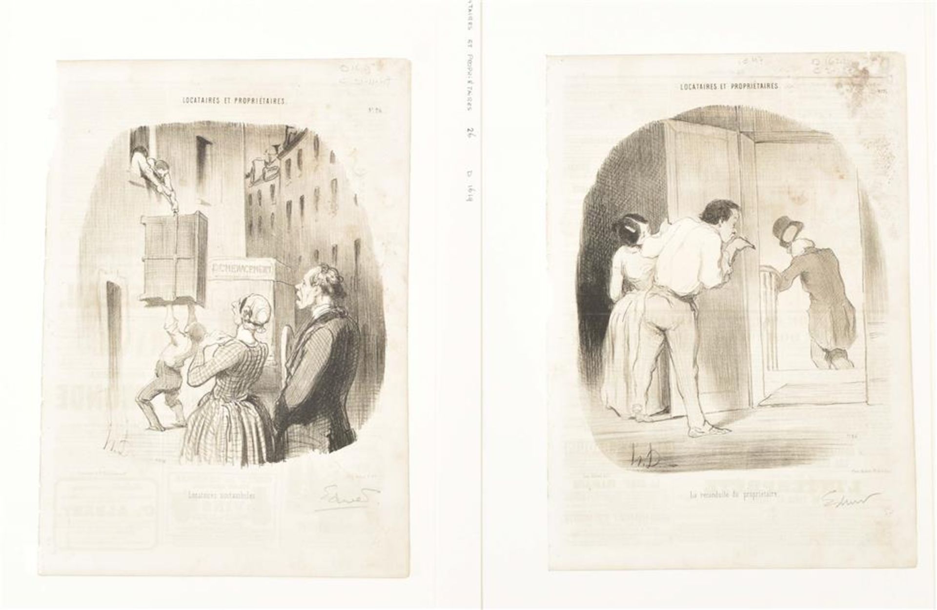 Daumier, H. (1808-79). Nine lithographs - Image 4 of 8