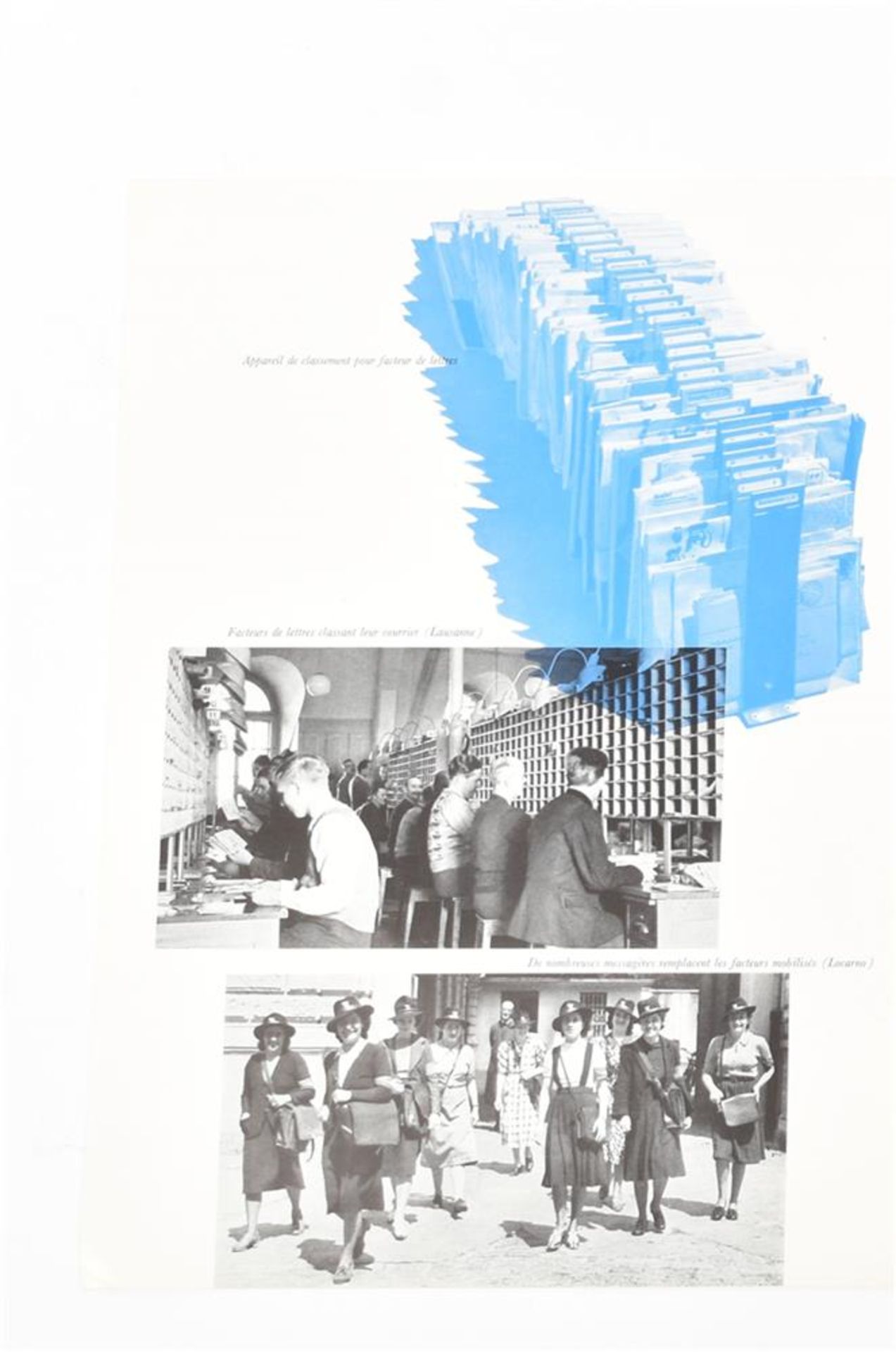 [Photomontage] PTT. Collection des hors-texte illustrant l'Histoire des postes suisses 1849-1949 - Bild 5 aus 8