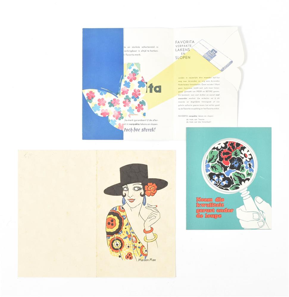 [Fashion and textiles] 90 booklets, trade catalogues, flyers, cards and displays - Image 8 of 10