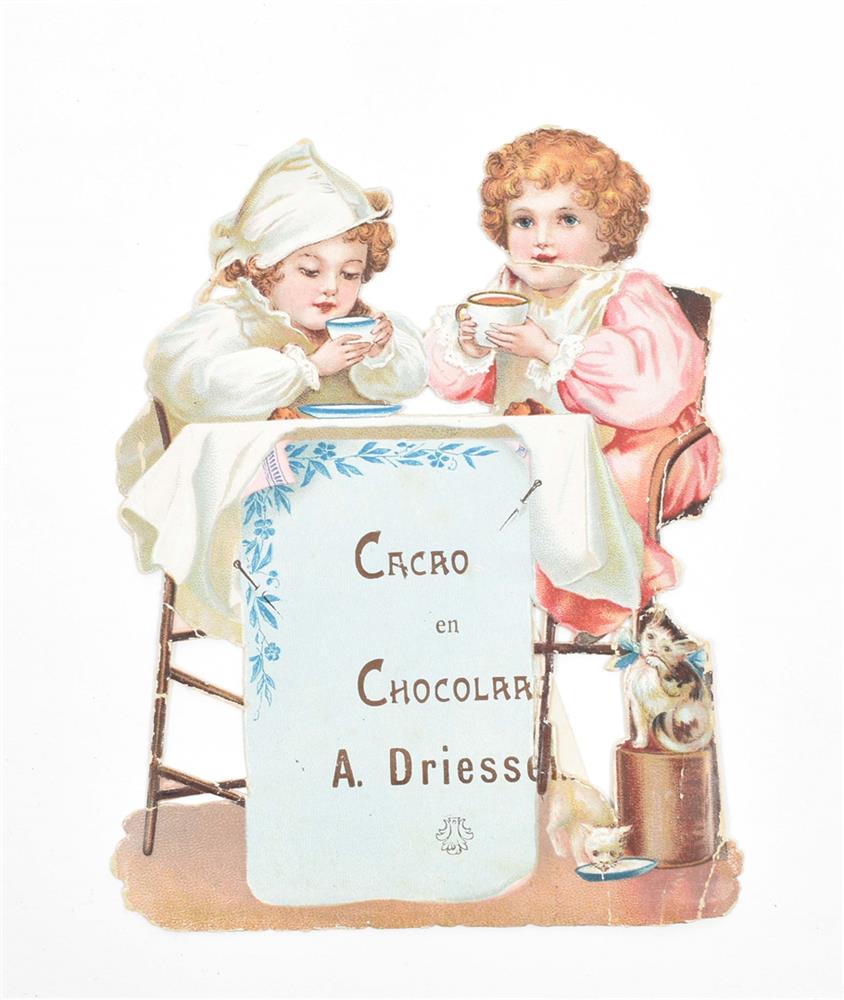 [Chocolate] 125 chromolithograph advertorial cards - Image 2 of 7