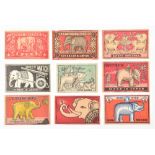 Matchbox labels, collection of 1100