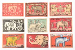Matchbox labels, collection of 1100