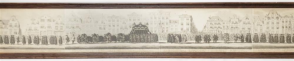 Fargue, P.C. la (1729-1782). Funeral procession of Anna van Hannover - Image 6 of 8