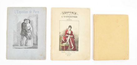 Souvenir de L'Exposition de Paris (1878). Three items