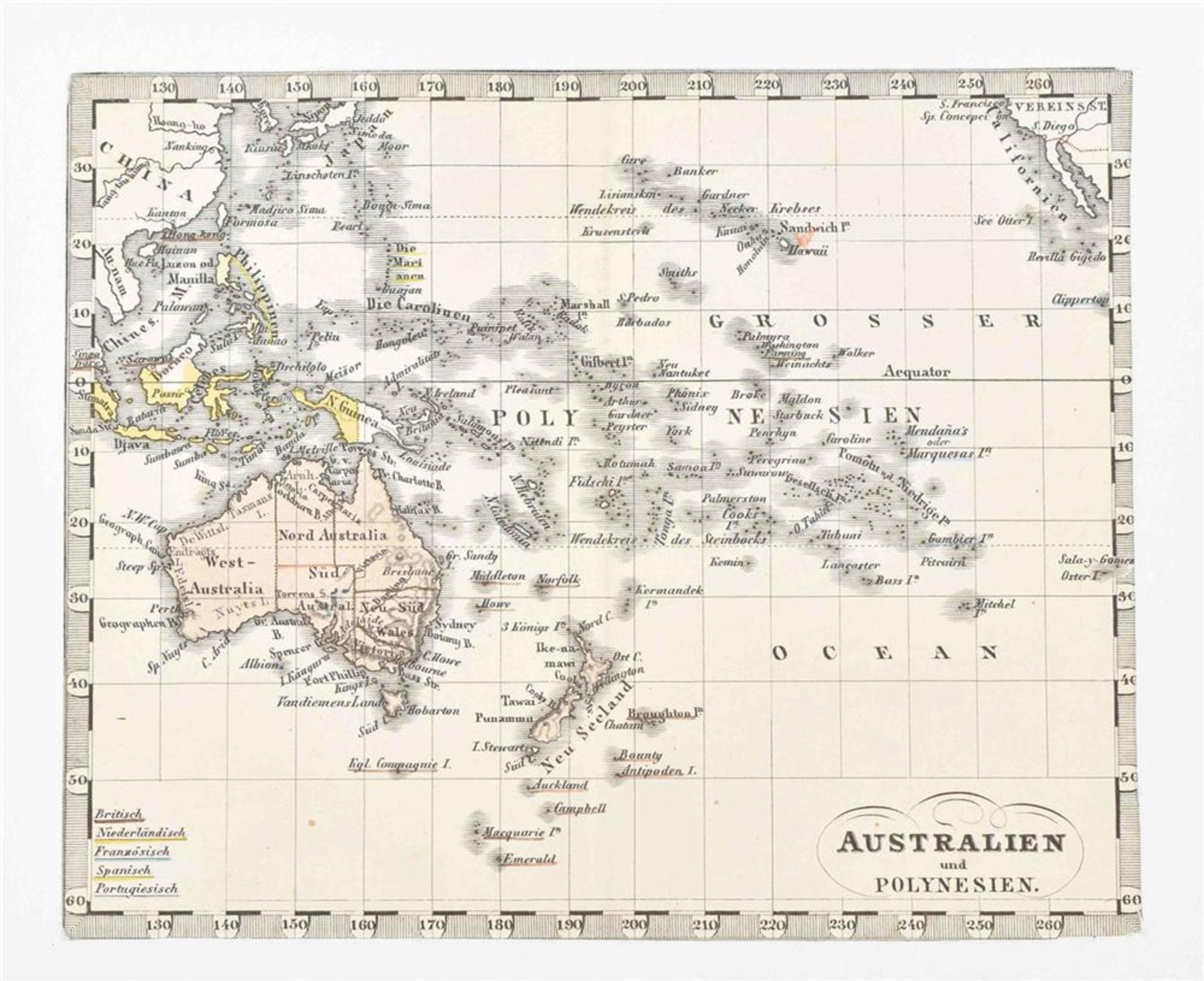[Australia] Seven nineteenth century maps of Australia