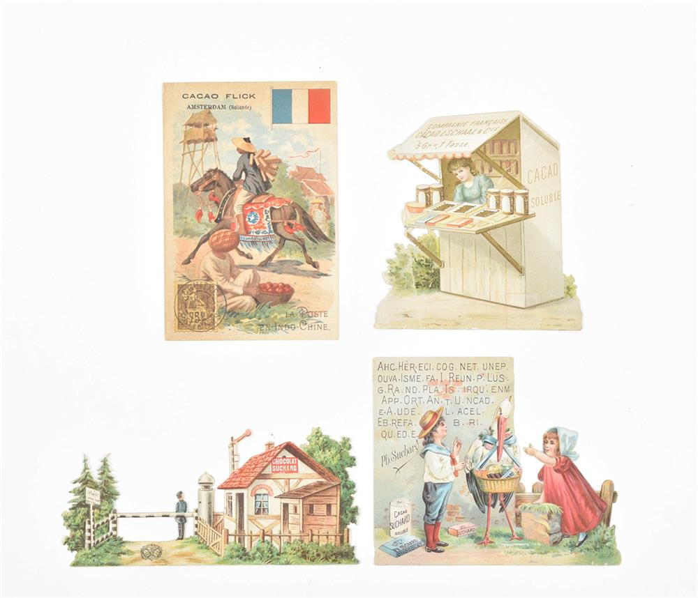 [Chocolate] 125 chromolithograph advertorial cards