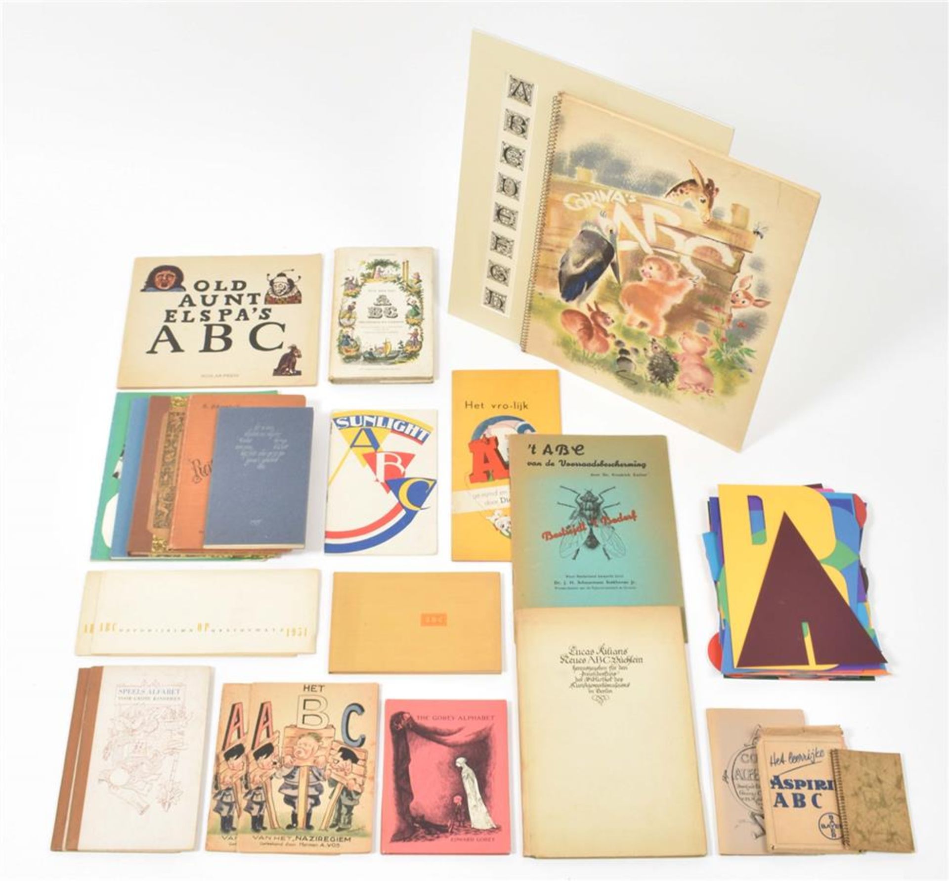 [Alphabet books] 25 (rare) alphabet books and related ephemera