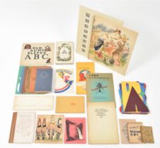 [Alphabet books] 25 (rare) alphabet books and related ephemera
