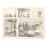 [School plates] IJkema, Joh. Series of 18 lithograph schoolplates