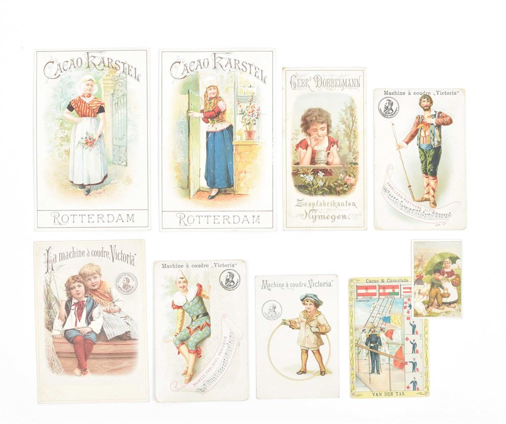 [Chocolate] 125 chromolithograph advertorial cards - Image 7 of 7