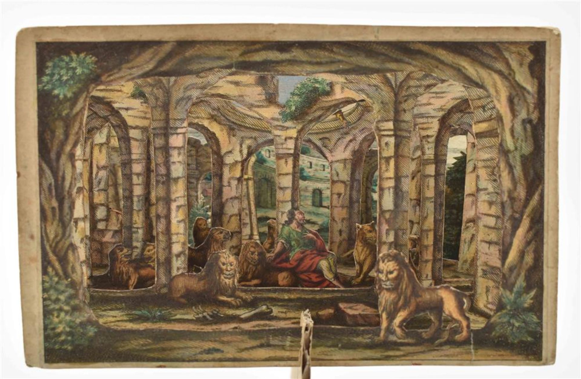 [Diorama/Paper theatre] Daniël in the Lion's den