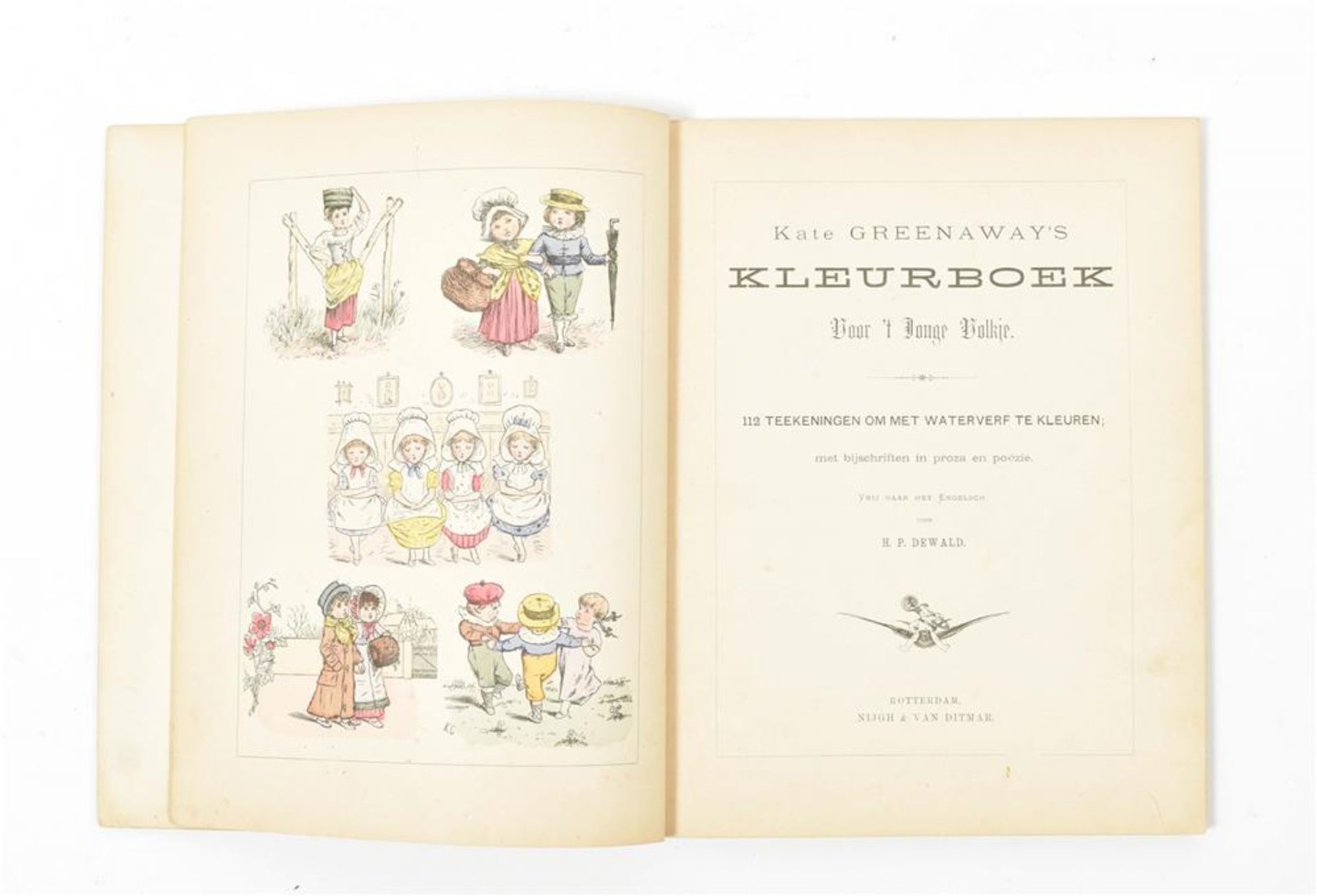 [Dutch children's books] Sixteen titles: (1) Kate Greenaway's kleurboek - Image 4 of 10