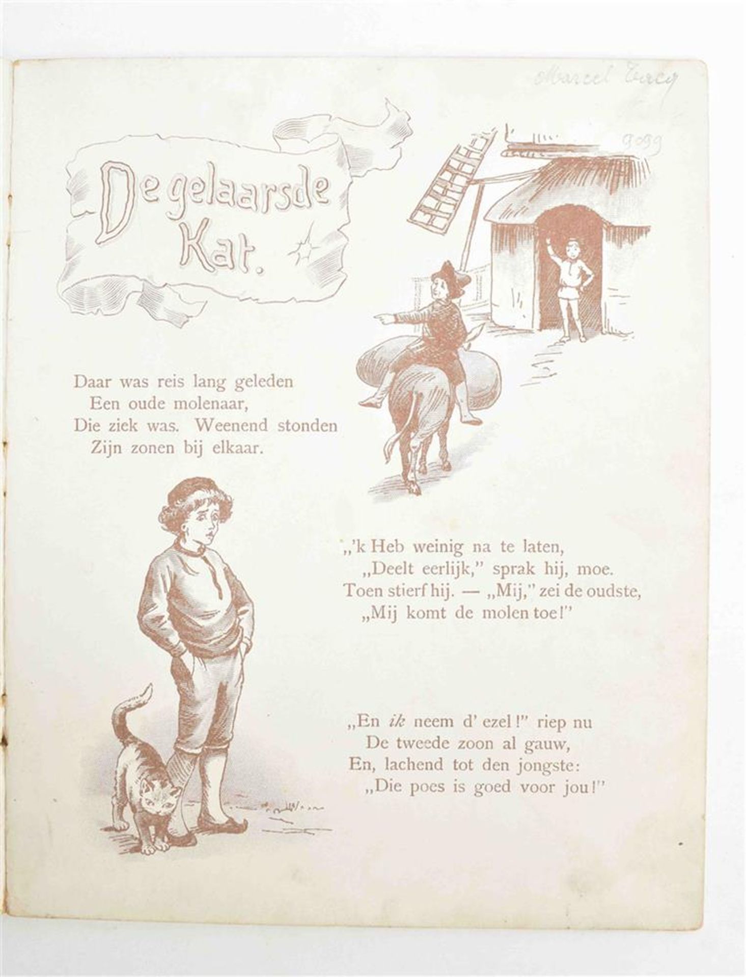 [Dutch children's books] Sixteen (rare) Dutch children's books, ca. 1900: (1) Berken, T. van. De gel - Image 2 of 8