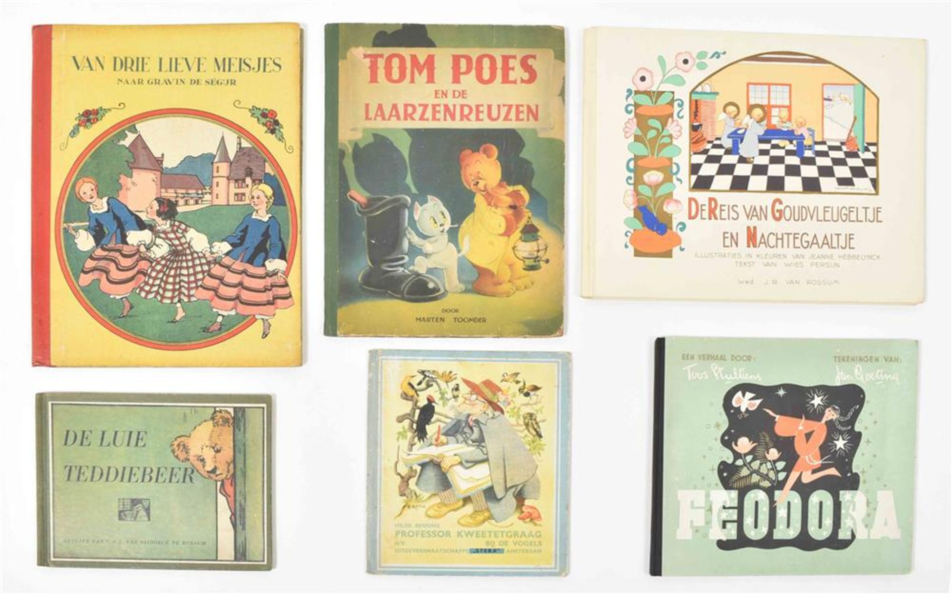 [Dutch children's books] Ten titles: (1) Oom ben (= B.W. Wierink). Pim's poppetjes - Image 9 of 9