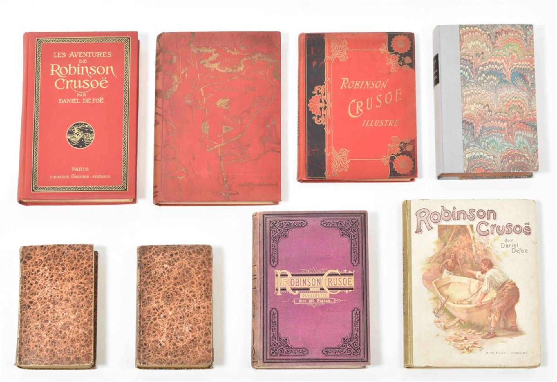 Defoe, D. Nineteen editions and adaptations of Robinson Crusoe - Image 9 of 9