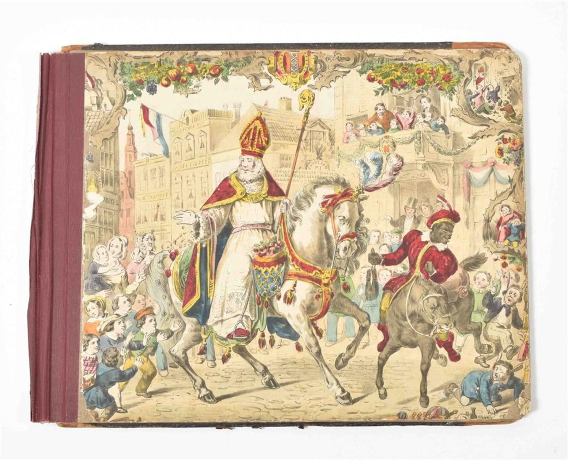 [Sinterklaas] Nineteenth century children's scrap album