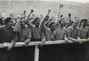 [Russia] Four press photographs: (1) Kudoyarov (1898-1973)