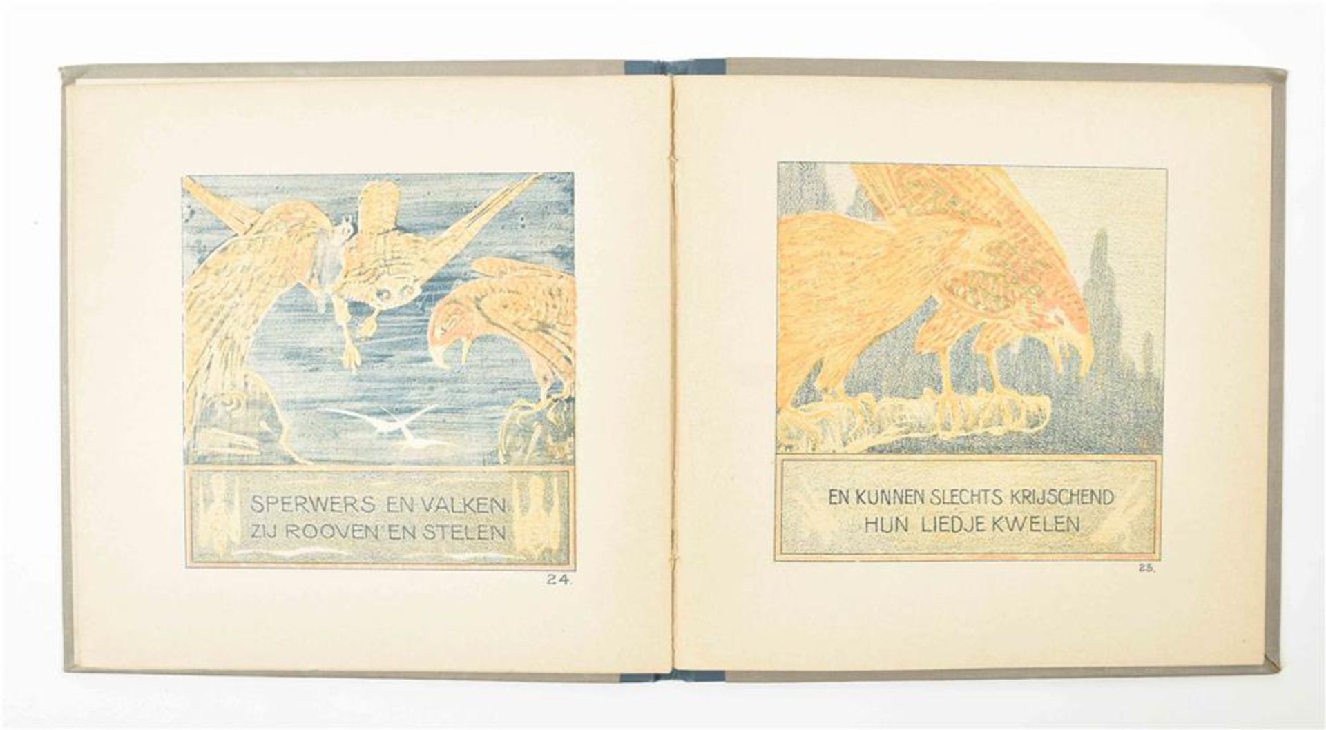 [Dutch children's books] Six titles: (1) Hoytema, T. van (1863-1917). Vogelvreugd - Image 6 of 9