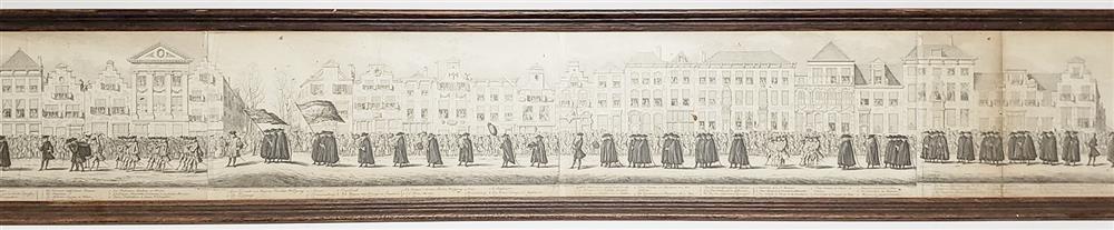 Fargue, P.C. la (1729-1782). Funeral procession of Anna van Hannover - Image 5 of 8