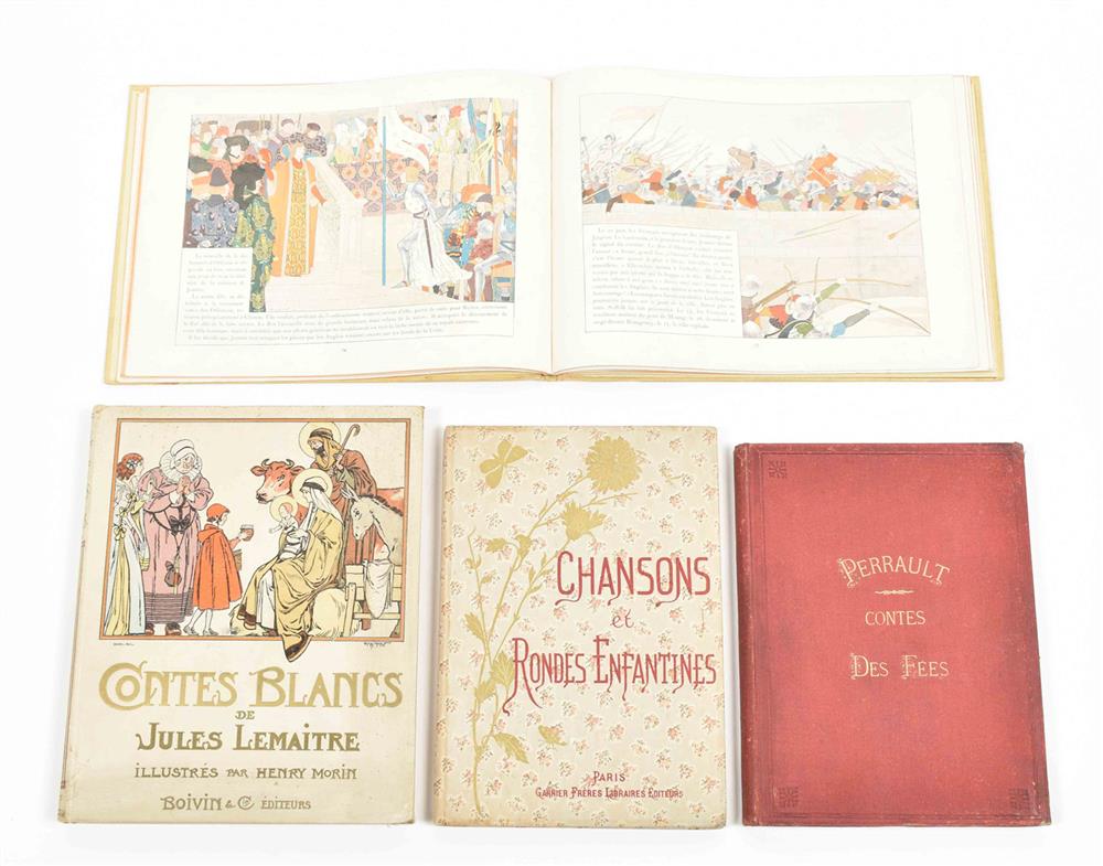 [French children's books] Six French titles: (1-2) Robert-Dumas, C. Contes verts de ma mère-grand - Image 9 of 9