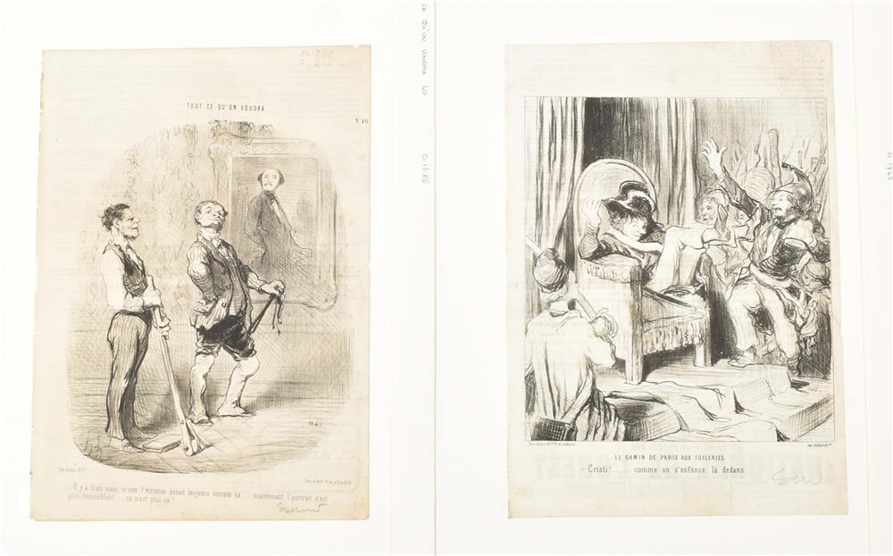 Daumier, H. (1808-79). Nine lithographs - Image 3 of 7