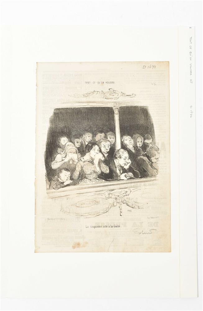 Daumier, H. (1808-79). Nine lithographs - Image 5 of 7