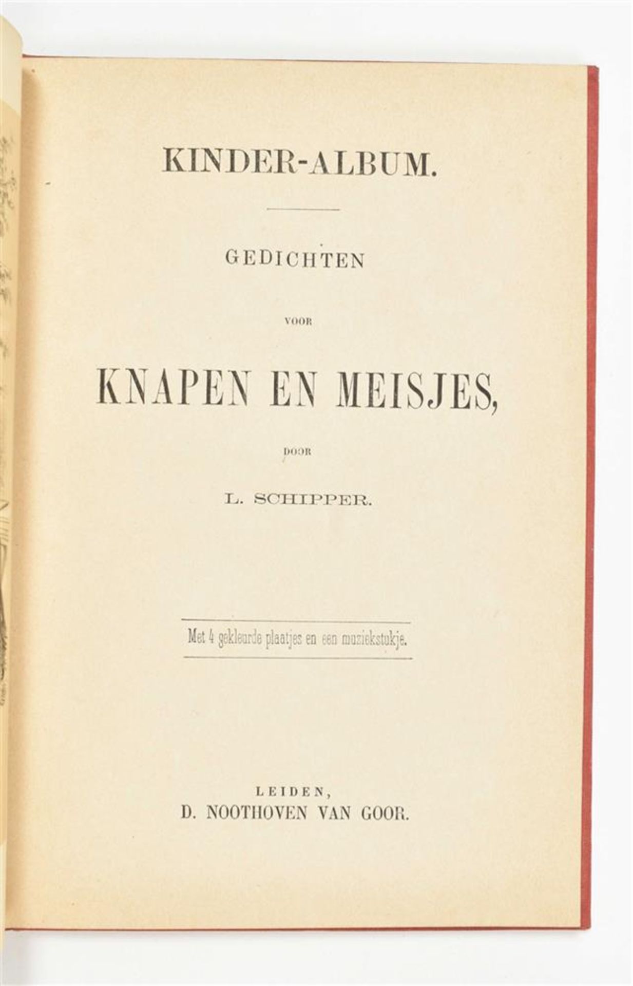 [Dutch children's books] Seventeen mid nineteenth century Dutch titles of children's poetry - Image 6 of 10