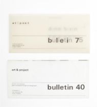 Daniel Buren, two Art & Project bulletins